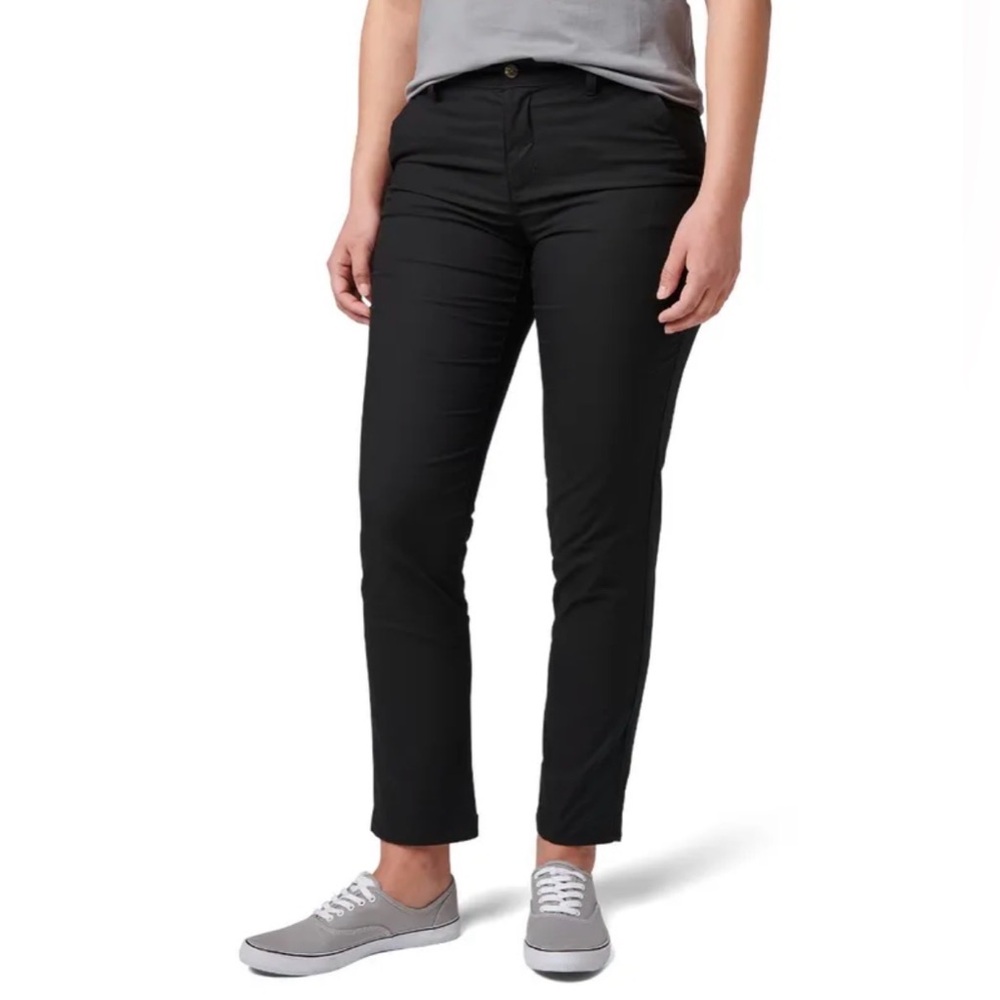 NWT 5.11 Tactical Women's Alexa Stretch Black Chino Pants Size 12